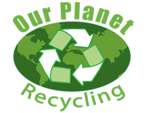 Logo for Our Planet Recycling.